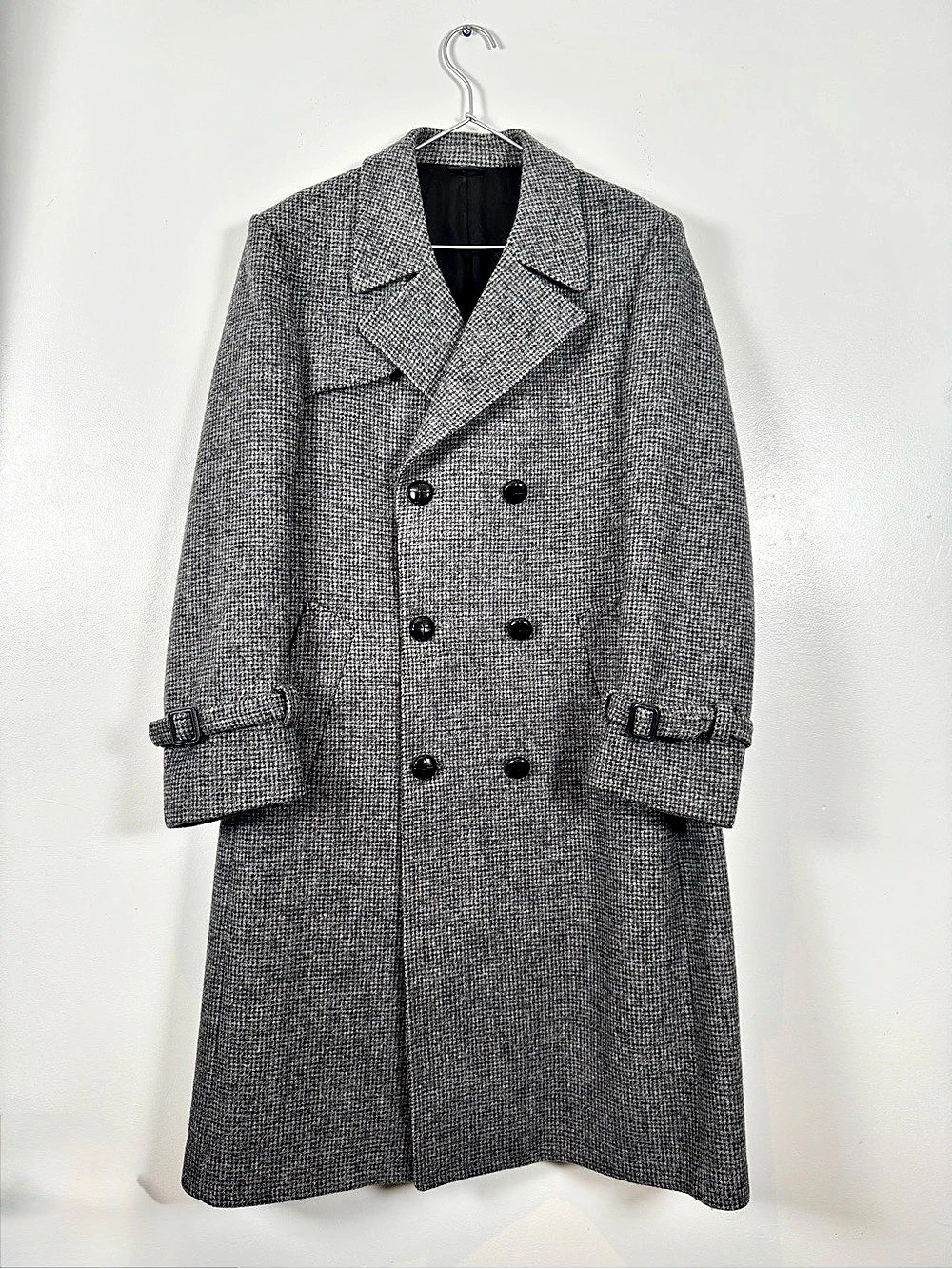Vintage Men Wool Overcoat
